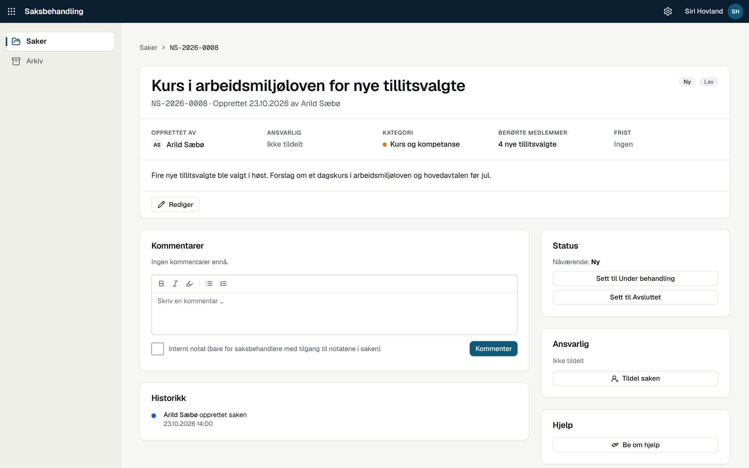 Hver sak har sin historie